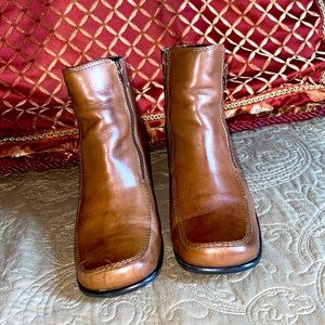 Boots, size 8 1/2, tan colored